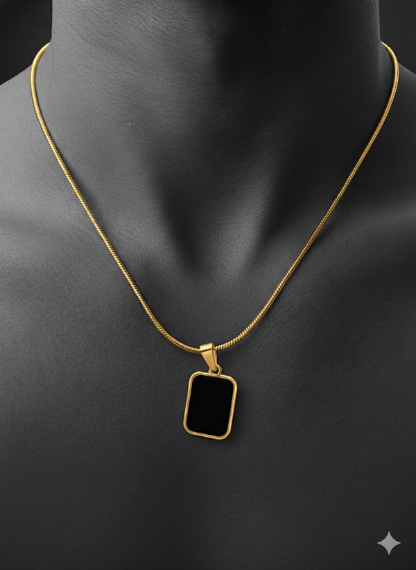 Chain With Locket  Golden & Silver Colours